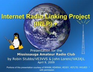 (IRLP) + - The Mississauga Amateur Radio Club