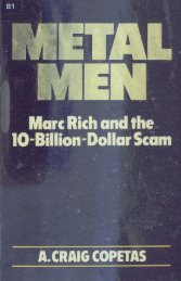 ~ Marc Rich and the ~ ~lO-B'llion-Dollar Scum - Perdana Library