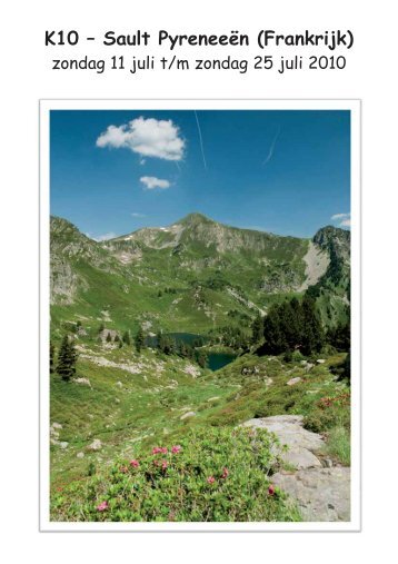 K10 – Sault Pyreneeën - KNNV Vereniging voor Veldbiologie