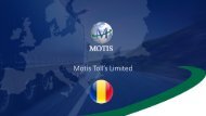 Motis Tolls Presentation March 2017 - RO