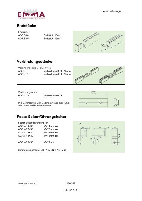 E-M-M-A Komponentenkatalog