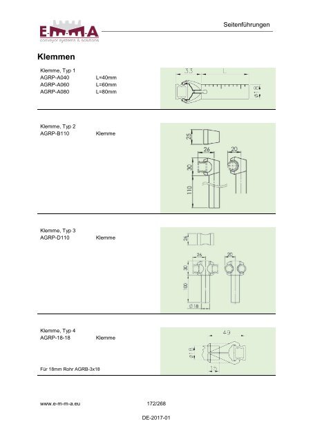 E-M-M-A Komponentenkatalog