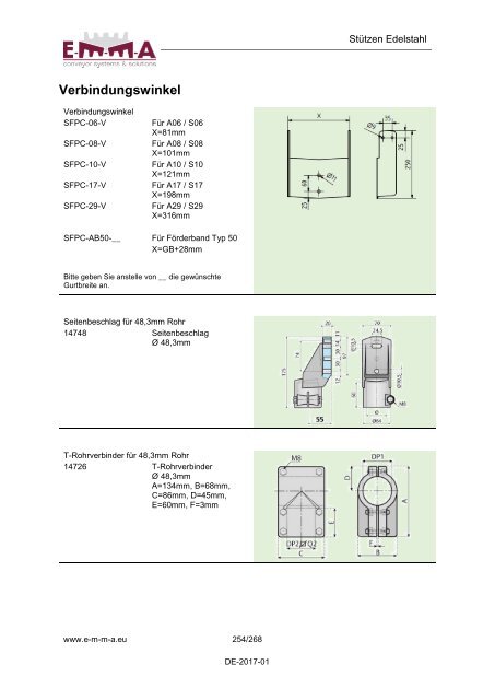 E-M-M-A Komponentenkatalog