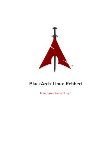 BlackArch Linux Rehberi