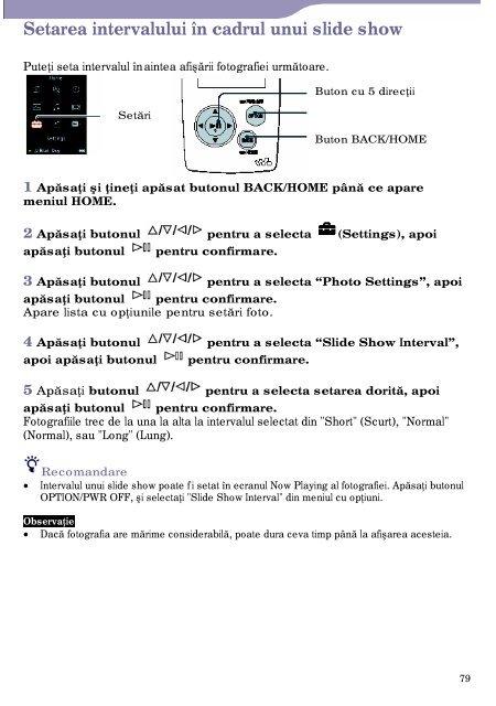 Sony NW-A806 - NW-A806 Istruzioni per l'uso Rumeno