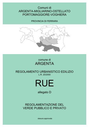titolo ii - Comune di Argenta