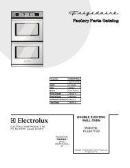 DOUBLE ELECTRIC WALL OVEN Model No. PLEB27T9D - Abt