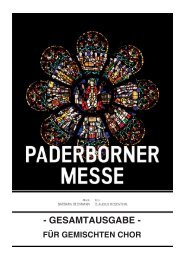 Paderborner Messe (Ausgabe für Gemischten Chor)