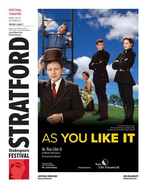 As You Like It.indd - Stratford Festival