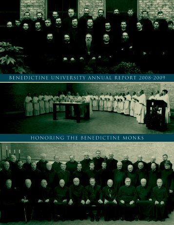 benedictine university annual report 2008-2009 honoring the