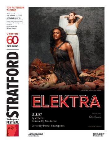 ELEKTRA - Stratford Festival