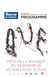 jazz - Tribune de Genève