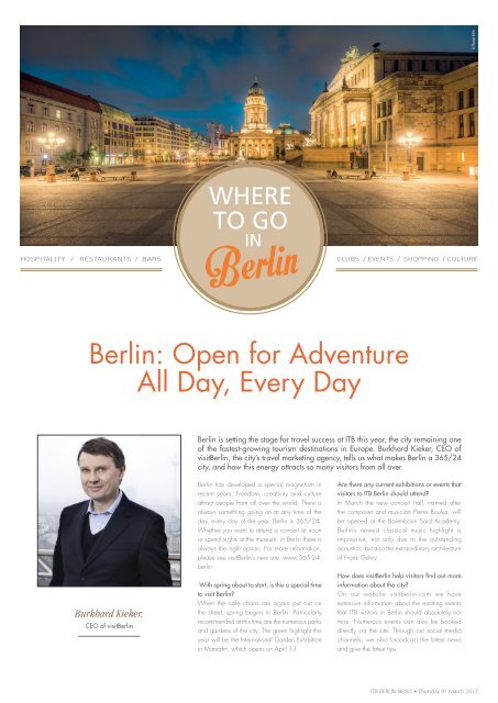 ITB Berlin News - Day 2