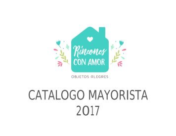CATALOGO 2017