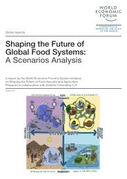 Shaping the Future of Global Food Systems A Scenarios Analysis
