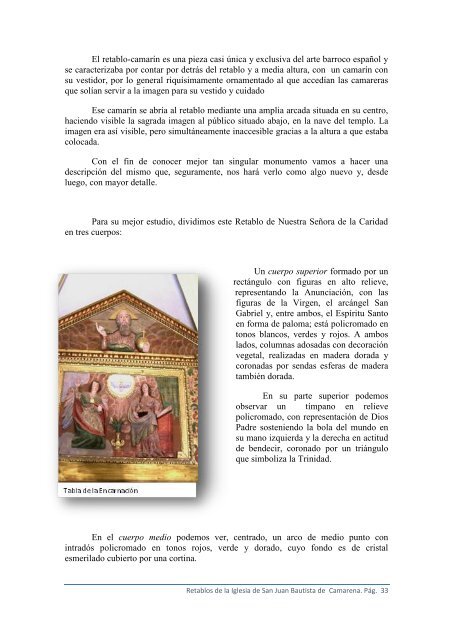 RETABLOS DE LA IGLESIA DE CAMARENA 2017 v.2