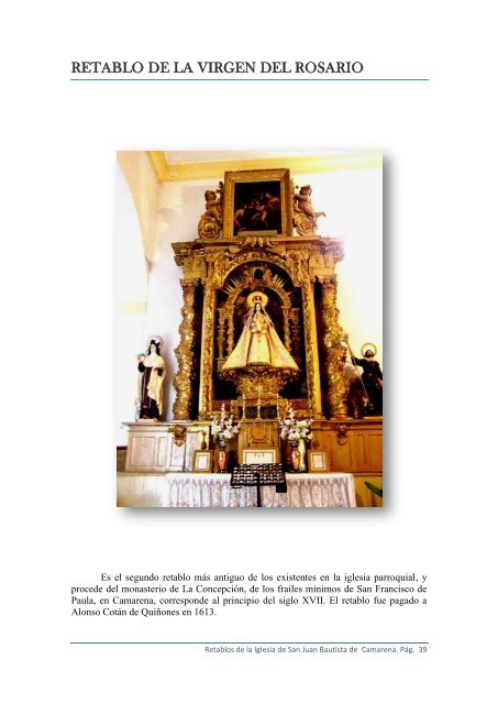 RETABLOS DE LA IGLESIA DE CAMARENA 2017 v.2