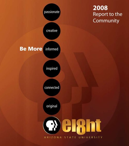 Report to the Community Be More - Eight, Arizona PBS