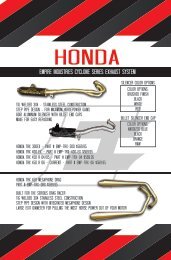 Empire Catalog - Honda PAge