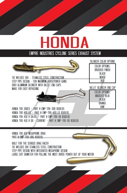 Empire Catalog - Honda PAge