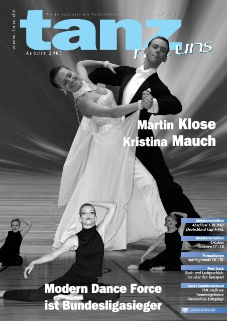 Martin Klose Kristina Mauch Modern Dance Force ist - DTV