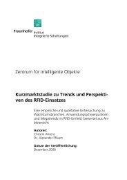 Kurzmarktstudie zu Trends und Perspektiven des RFID-Einsatzes