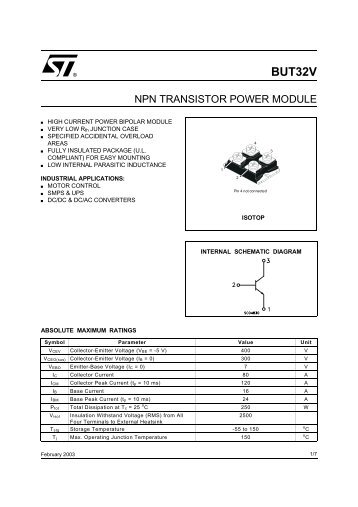 NPN transistor power module