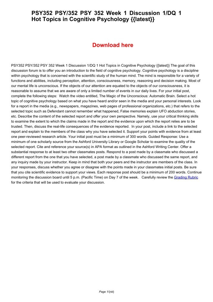 cognitive psychology critical report on abducted They say few things are more dangerous to critical thinking than to take perception and leading questions and the eyewitness report cognitive psychology 7(3. cognitive psychology critical report on abducted They say few things are more dangerous to critical thinking than to take perception and leading questions and the eyewitness report cognitive psychology 7(3.