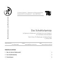 Das Schubfachprinzip - Schüler-Uni - TU Berlin