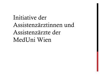 Betriebsratversammlung - Assistenteninitiative