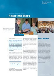 Sonderbericht JK 2012 - Evangelisch-methodistische Kirche Schweiz