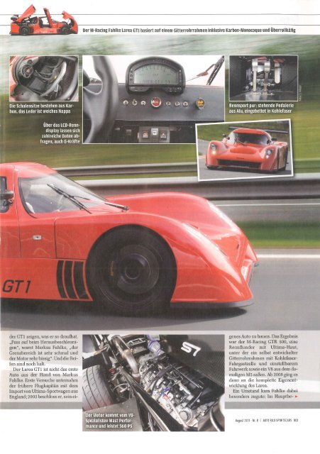 Artikel lesen - Fahlke Larea GT1