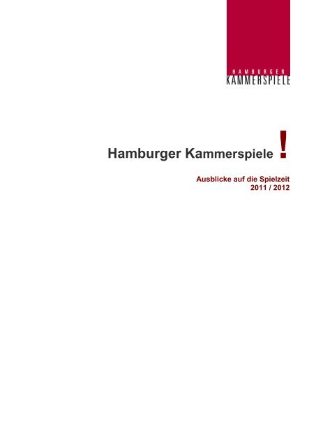 Überblick! - Hamburger Kammerspiele