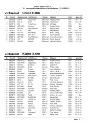 Zieleinlauf Große Bahn Zieleinlauf Kleine Bahn - x-99 ger 424 equis