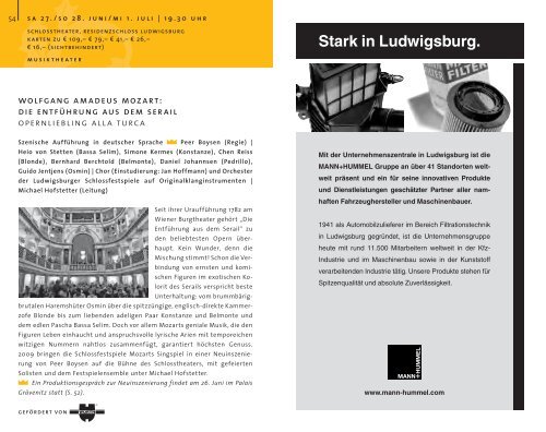 PDF-Download - Ludwigsburger Schlossfestspiele