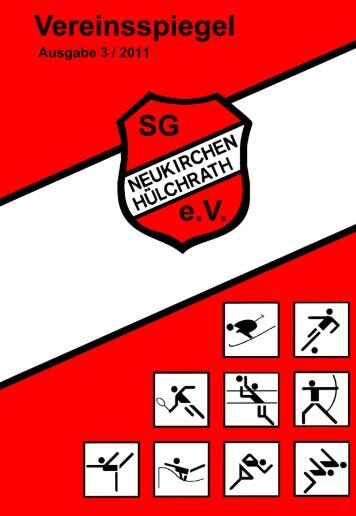 Heft 3/2011 - Sportgemeinschaft Neukirchen-Hülchrath e.V.