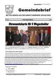 mitteilungen aus der marktgemeinde wegscheid - gis-intern.de