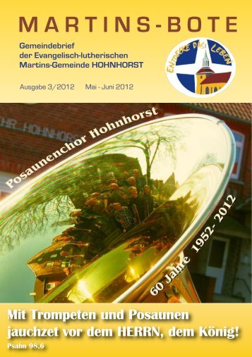 MARTINS-BOTE - Evangelische Martins-Gemeinde Hohnhorst