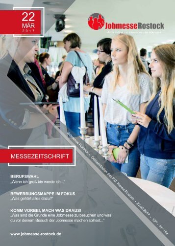 Jobmesse Rostock - Messezeitschrift Frühjahr 2017