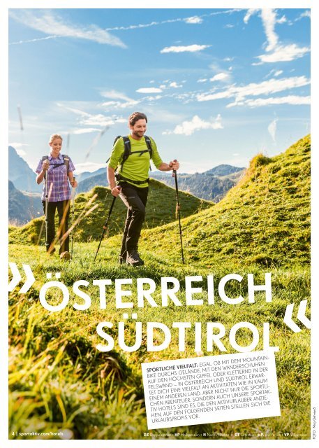 SPORTaktiv Hotelguide 2017