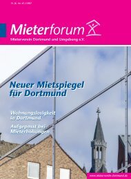 Mieterforum Dortmund - Ausgabe I/2017 (Nr. 47)