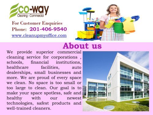 Carpet Cleaning New Jersey|ECO-WAY Cleaning Commercial