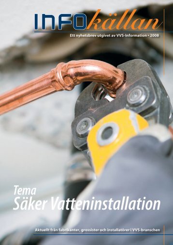 Säker Vatteninstallation - VVS-Information Data AB
