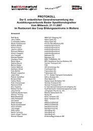 PROTOKOLL Der 6. ordentlichen Generalversammlung des ...
