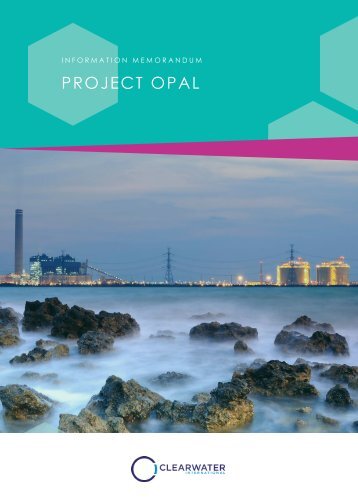 Orchard Energy Project Opal Information Memorandum