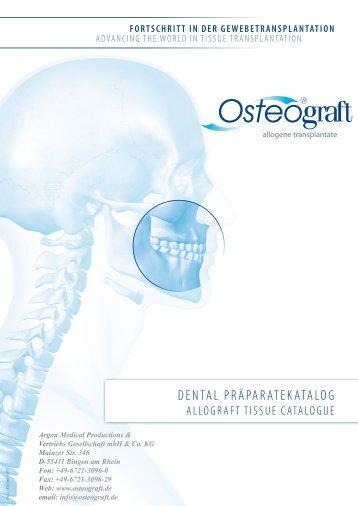 Osteograft Katalog