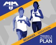 Marathon Training & Nutrition Plan Preview