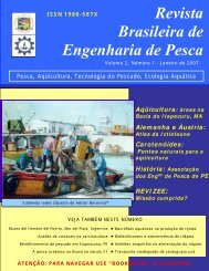 Revista Brasileira de Engenharia de Pesca