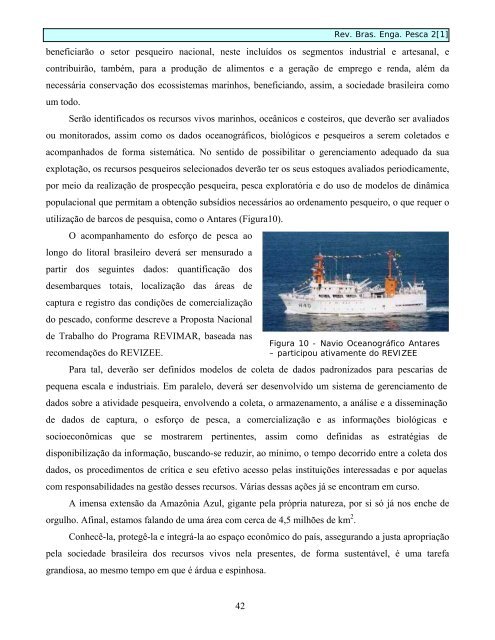 Revista Brasileira de Engenharia de Pesca