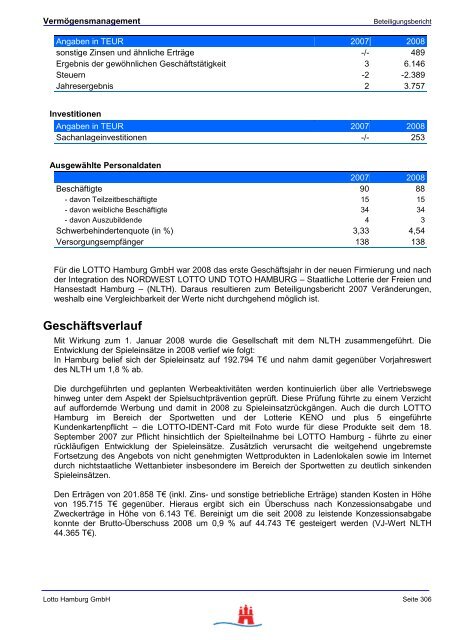 Hamburgs öffentliche Unternehmen - FHH Beteiligungsbericht ...